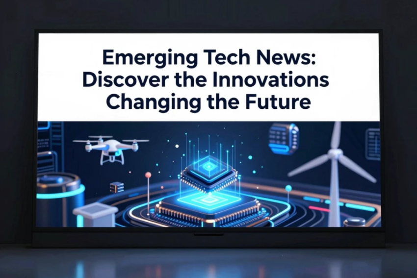 Emerging Tech News: Discover the Innovations Changing the Future