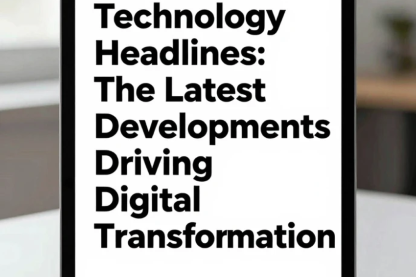 Technology Headlines: The Latest Developments Driving Digital Transformation